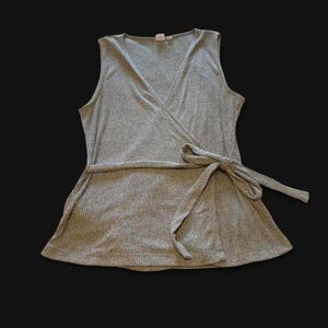 Gap sleeveless wrap top